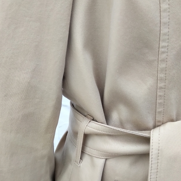 Esprit Size 12 Tan Trench *has spots* - Picture 4 of 16